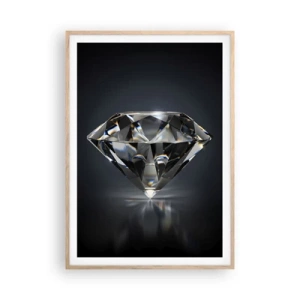 Affisch i ram av ljusek - Bästa flickvännen - 70x100 cm