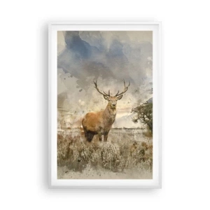 Affisch i vit ram - Värdighet - styrka - dignitet - 61x91 cm