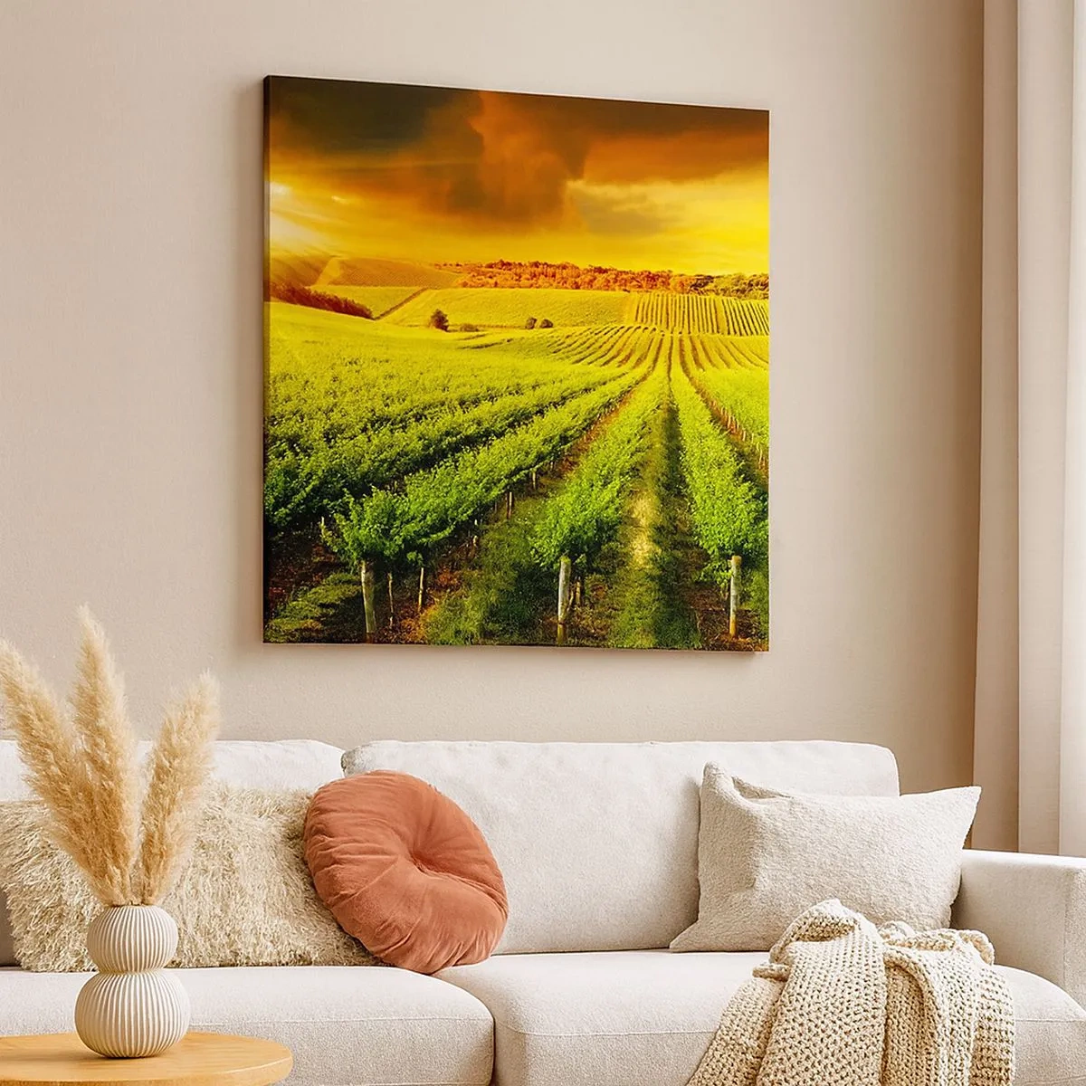 Canvastavla - Bild på duk - Under australiensiska solen - 30x30 cm