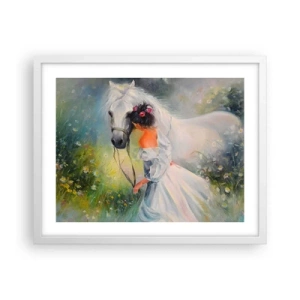 Affisch i vit ram - Ur en vacker dröm - 50x40 cm