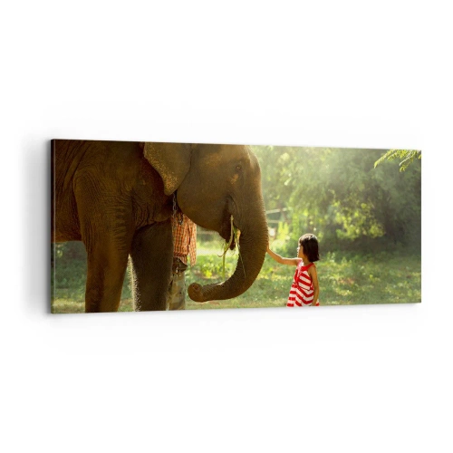 Canvastavla - Bild på duk - Vänskapens styrka - 100x40 cm