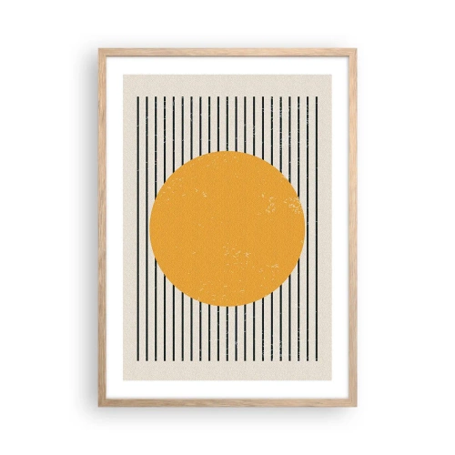 Affisch i ram av ljusek - Enkelhetens kraft - 50x70 cm