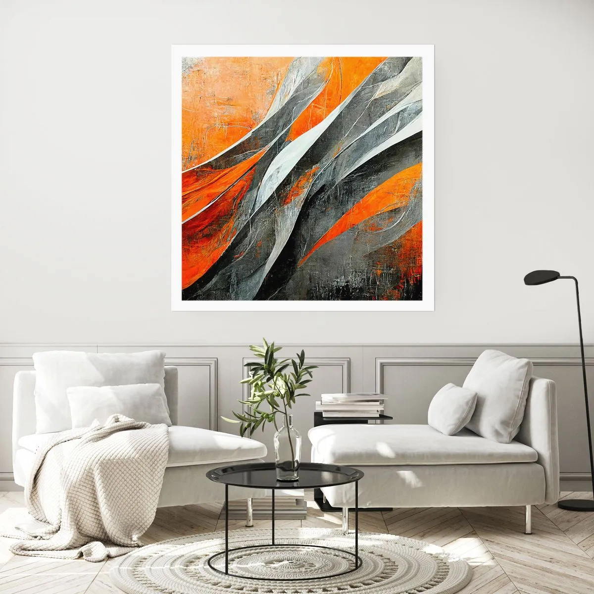 Affisch - Värme och kyla - 40x40 cm