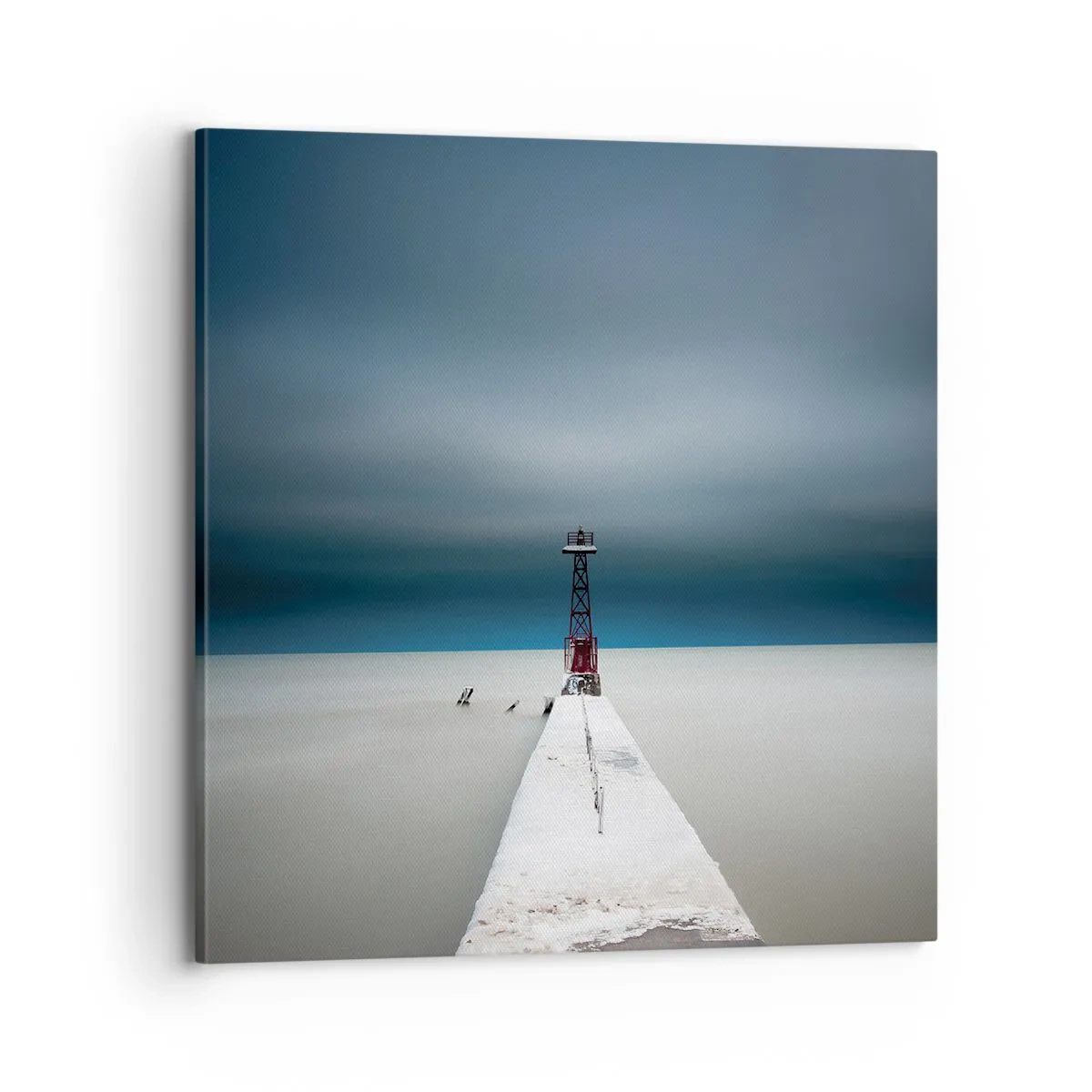 Canvastavla - Bild på duk - Möta det oändliga - 70x70 cm