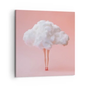 Canvastavla - Bild på duk - Söt utfästelse - 50x50 cm