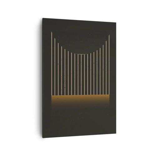 Canvastavla - Bild på duk - Utforska mörkret - 70x100 cm