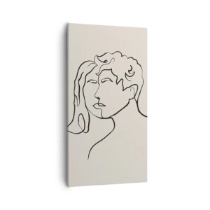 Canvastavla - Bild på duk - Och enighet har blivit - 55x100 cm