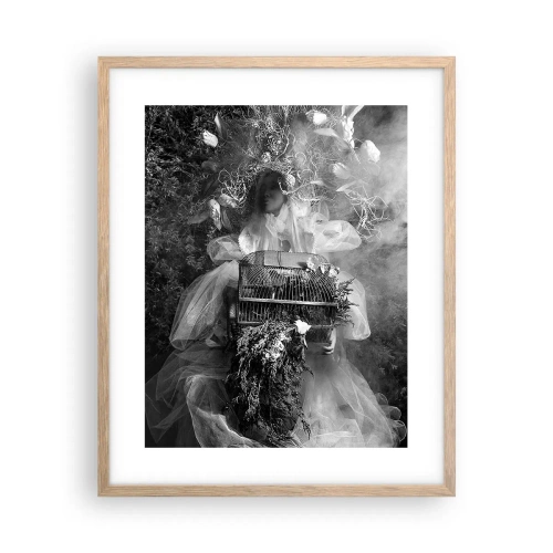 Affisch i ram av ljusek - Bara Moder - Natur - 40x50 cm