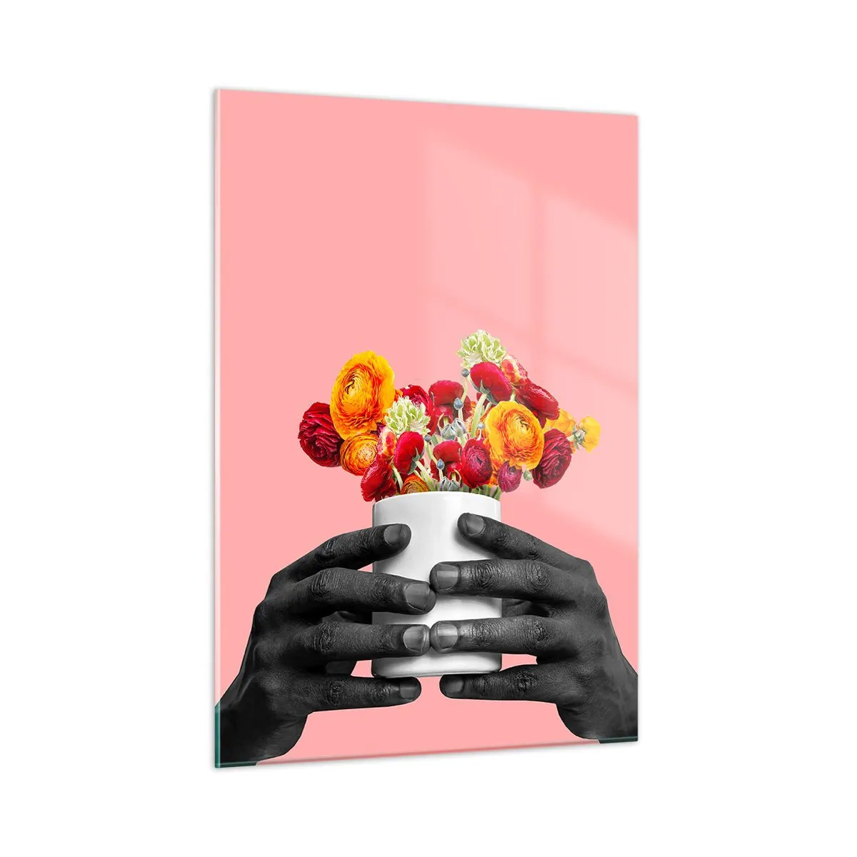 Glastavla - Bild på glas - Livets apoteos - 50x70 cm