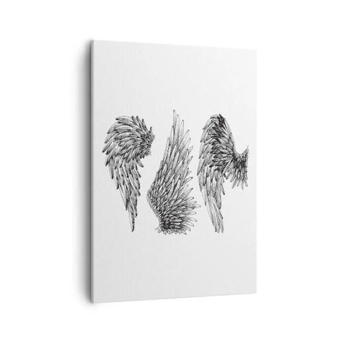 Canvastavla - Bild på duk - Du kan också bli ängel - 50x70 cm