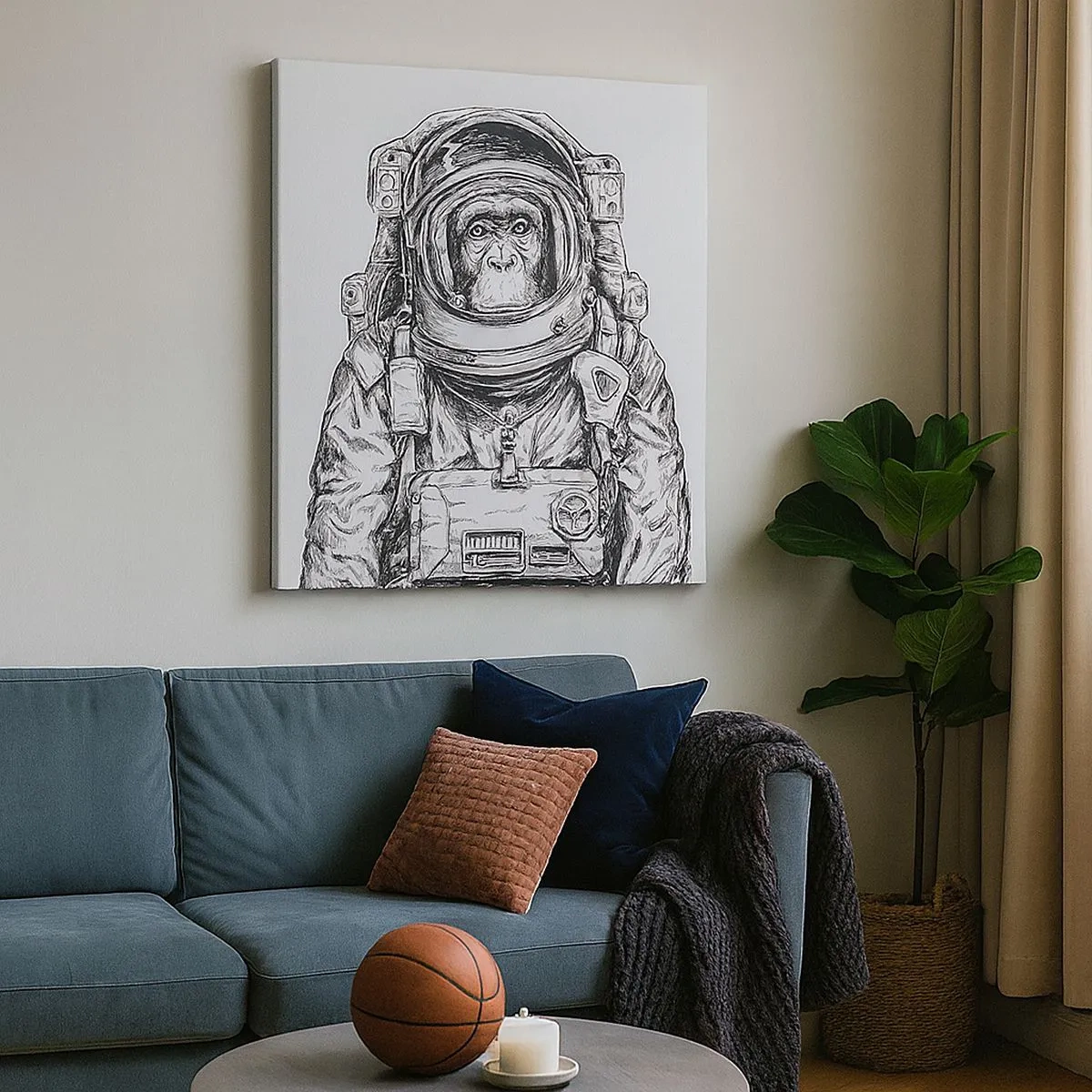 Canvastavla - Bild på duk - Alternativ evolution - 30x30 cm