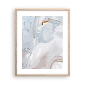 Affisch i ram av ljusek - Utbuktande vithet - 40x50 cm