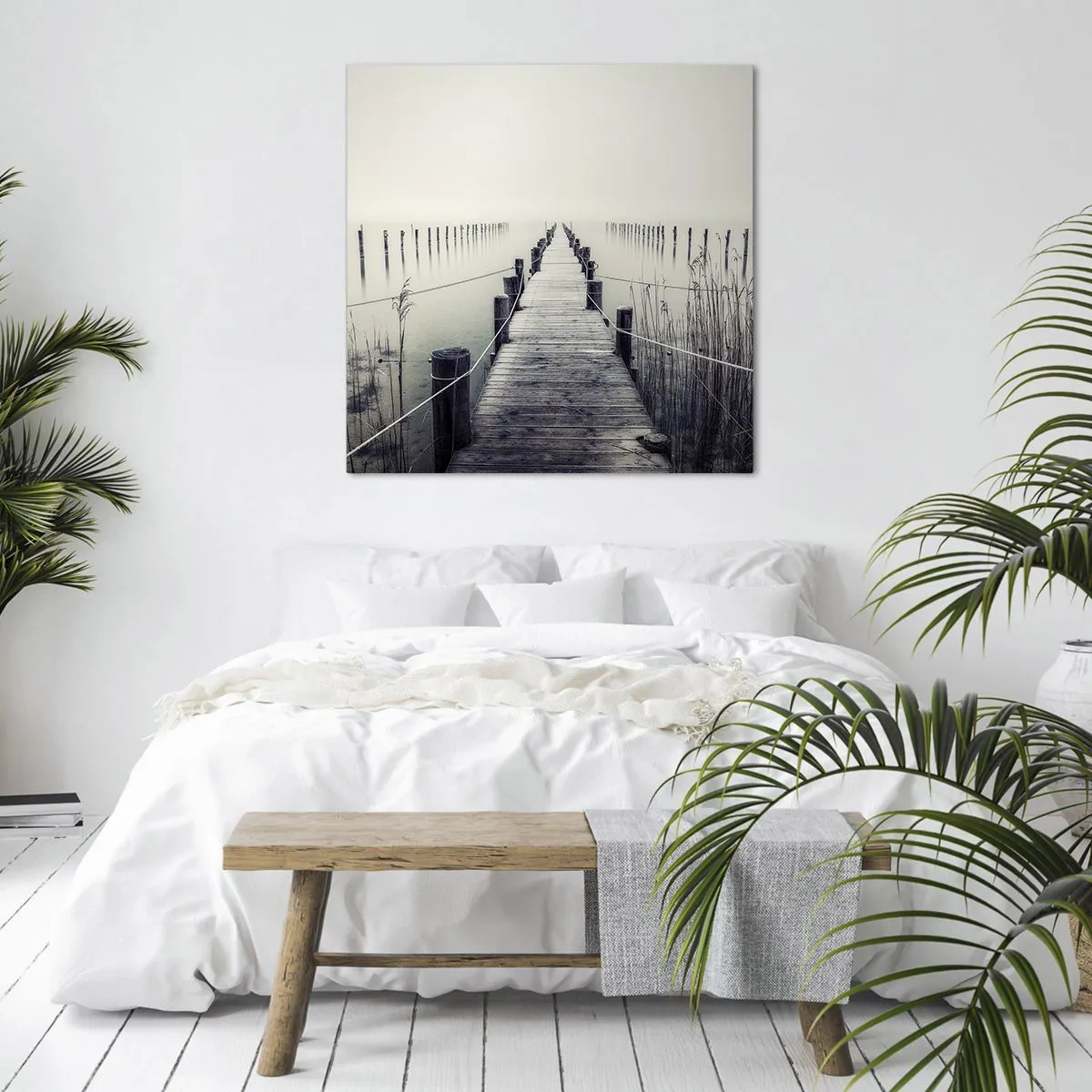 Canvastavla - Bild på duk - Fördjupa dig i frid - 50x50 cm