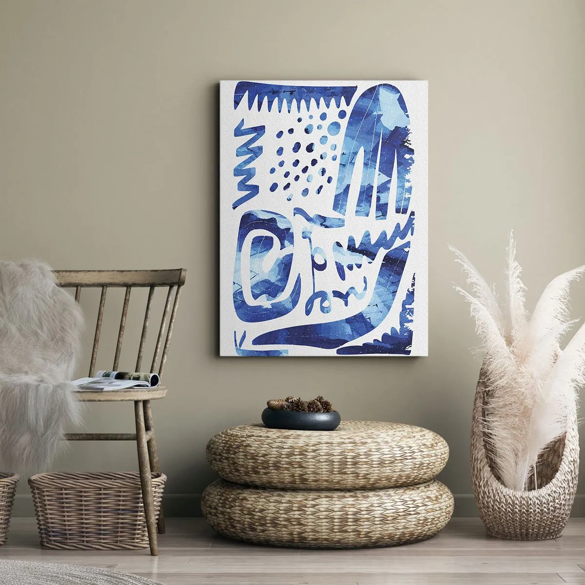 Canvastavla - Bild på duk - Tillbaka till rötterna - 70x100 cm