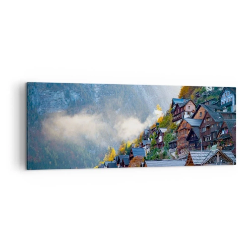 Canvastavla - Bild på duk - Alpina klimat - 140x50 cm