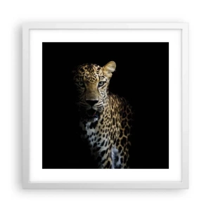 Affisch i vit ram - Mörk skönhet - 40x40 cm