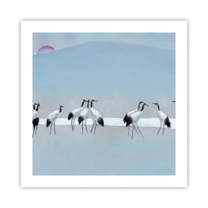 Affisch - Efter en het dag - 50x50 cm