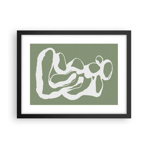 Affisch i svart ram - Rymdens kallelse - 40x30 cm