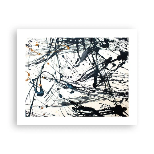Affisch - Expressionistisk abstraktion - 50x40 cm