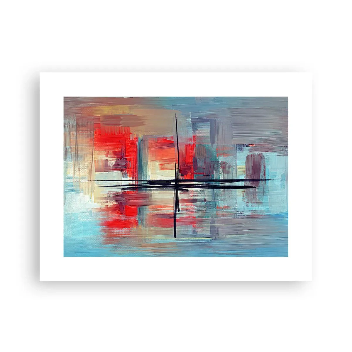 Affisch - Landskap i en okänd dimension - 40x30 cm