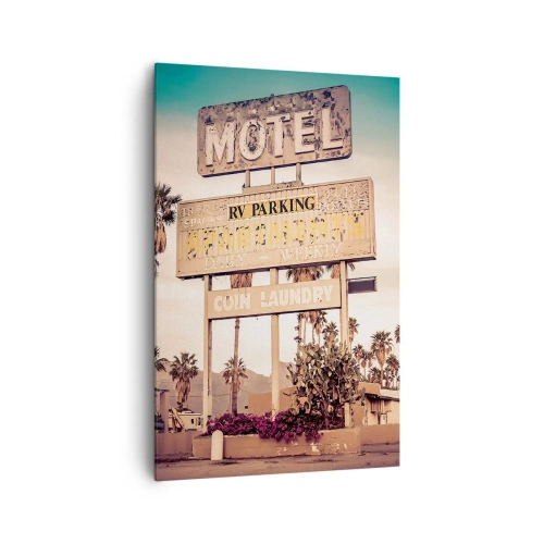 Canvastavla - Bild på duk - Här står tiden stilla - 80x120 cm