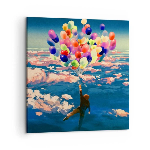 Canvastavla - Bild på duk - Uppfylld barndomsdröm - 50x50 cm