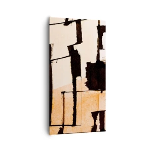 Canvastavla - Bild på duk - Ändå ordning - 65x120 cm