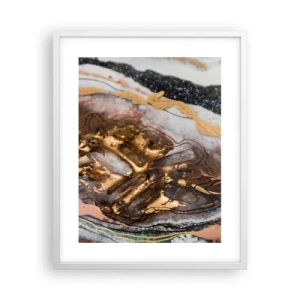 Affisch i vit ram - Jordens element - 40x50 cm