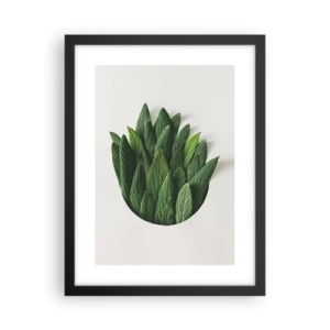 Affisch i svart ram - Ostoppbar nyfikenhet - 30x40 cm