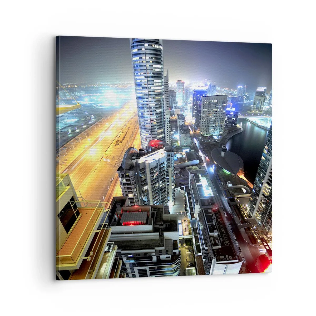 Canvastavla - Bild på duk - Underverk på öknen - 60x60 cm