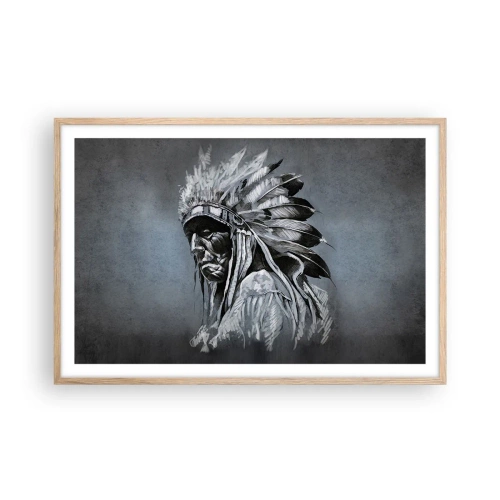 Affisch i ram av ljusek - Tillbaka till rötterna - 91x61 cm