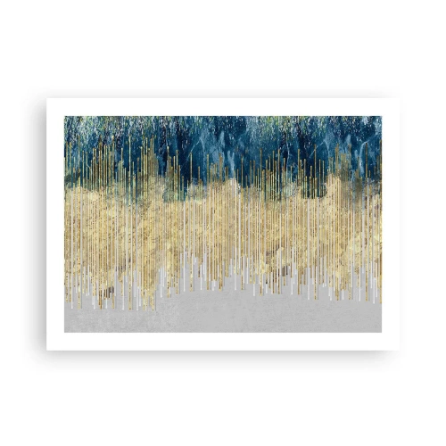 Affisch - Förgylld gräns - 70x50 cm