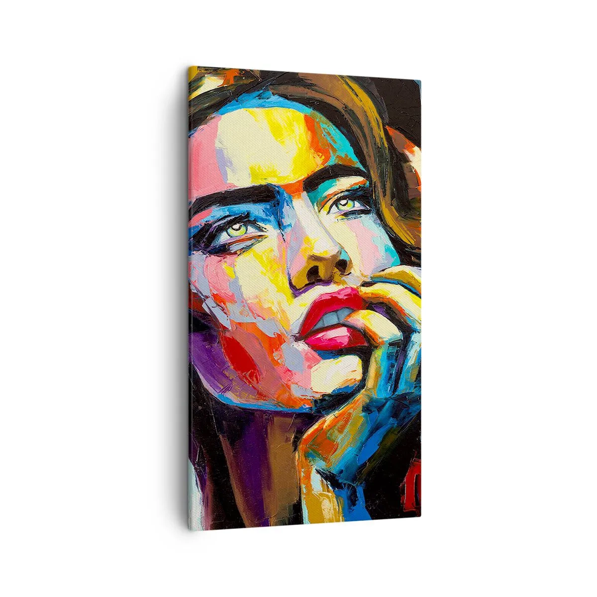 Canvastavla - Bild på duk - Drömmar seglar i himlen som fåglar - 45x80 cm