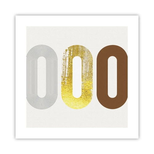 Affisch - Ooo! - 40x40 cm