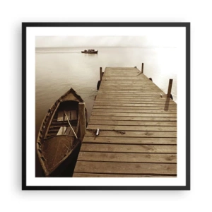 Affisch i svart ram - Stora lugnet - 60x60 cm