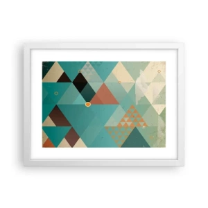 Affisch i vit ram - Mångfaldens enighet, enighetens mångfald - 40x30 cm