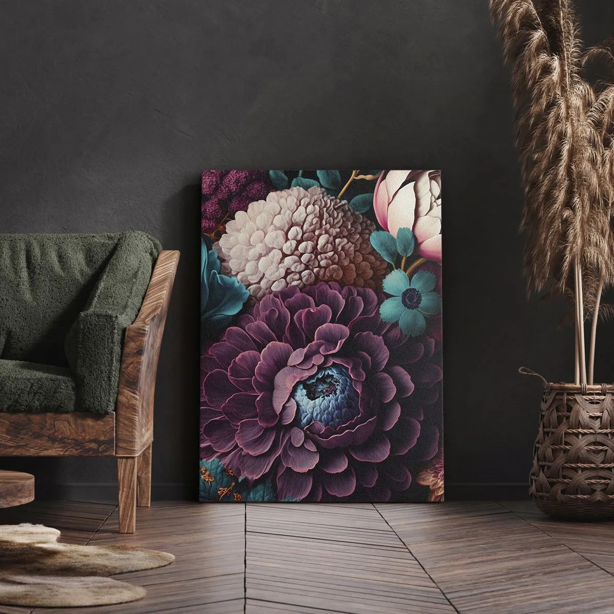 Canvastavla - Bild på duk - Natur i överflöd - 50x70 cm