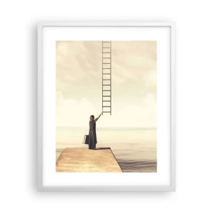 Affisch i vit ram - Magisk resa - 40x50 cm