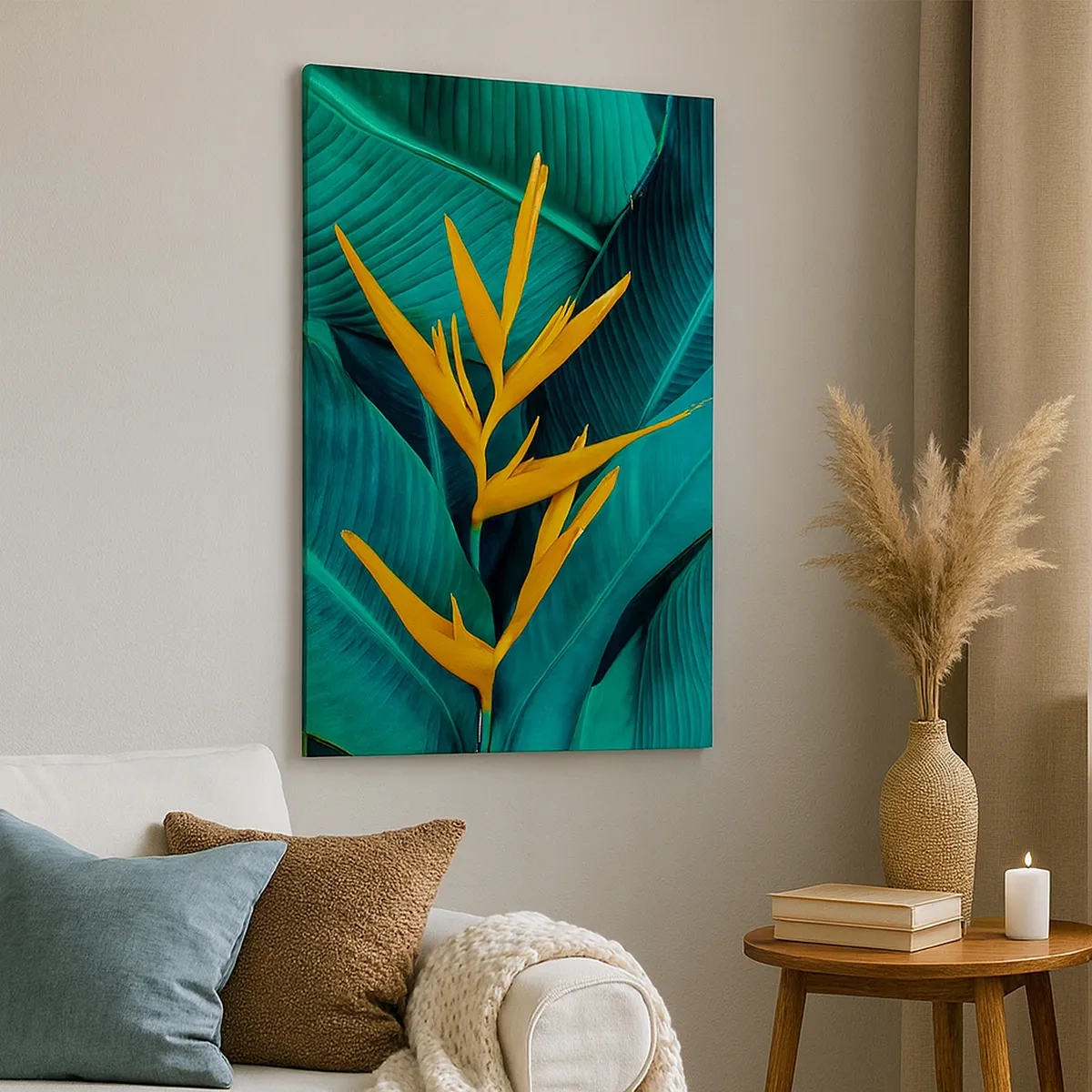 Canvastavla - Bild på duk - Edens blomma - 50x70 cm