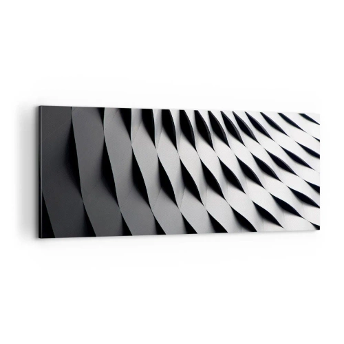 Canvastavla - Bild på duk - På vågornas yta - 100x40 cm