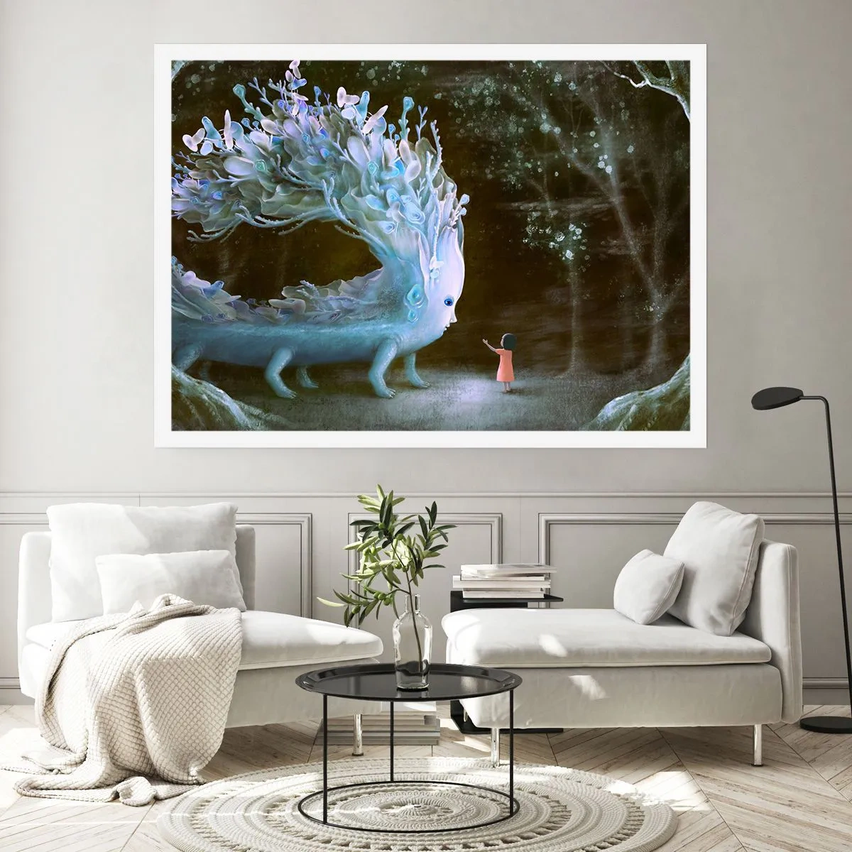 Affisch - Fantastiskt möte - 50x40 cm