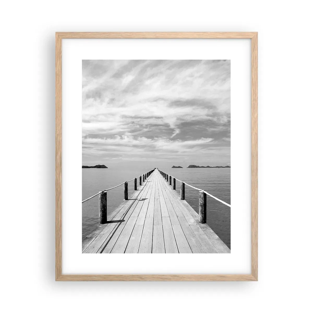 Affisch i ram av ljusek - Kanske en resa... - 40x50 cm