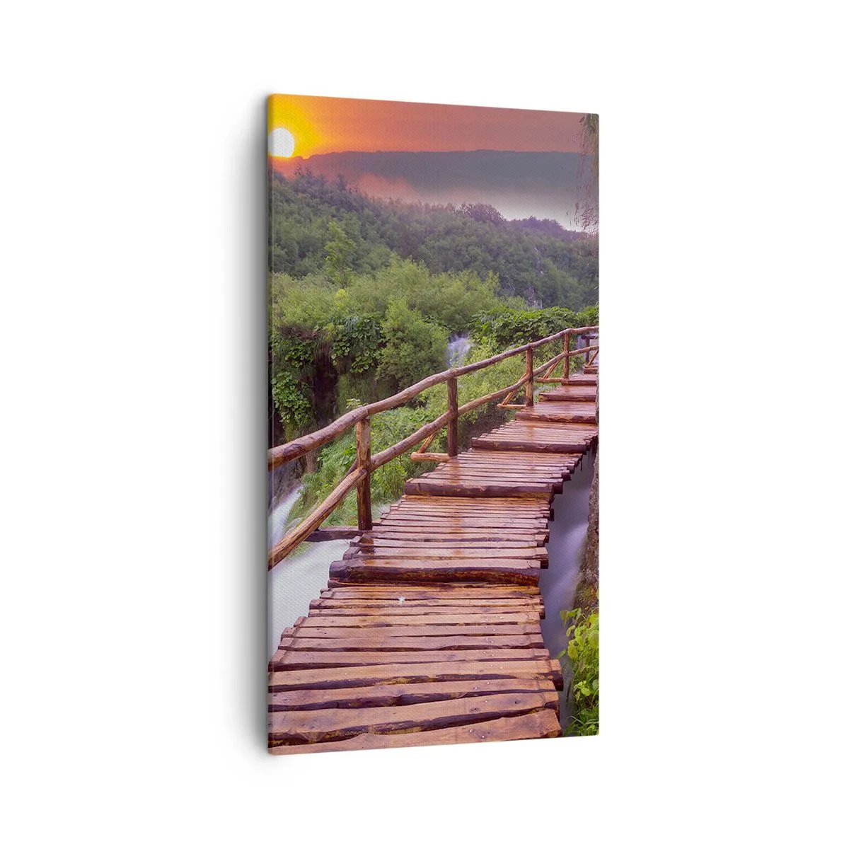 Canvastavla - Bild på duk - Otrolig skönhet - 45x80 cm