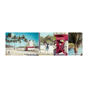 Fototapet Prov Standard Eco - En vacker dag framför dig - Landskap, Strand, Florida - 100x30 cm