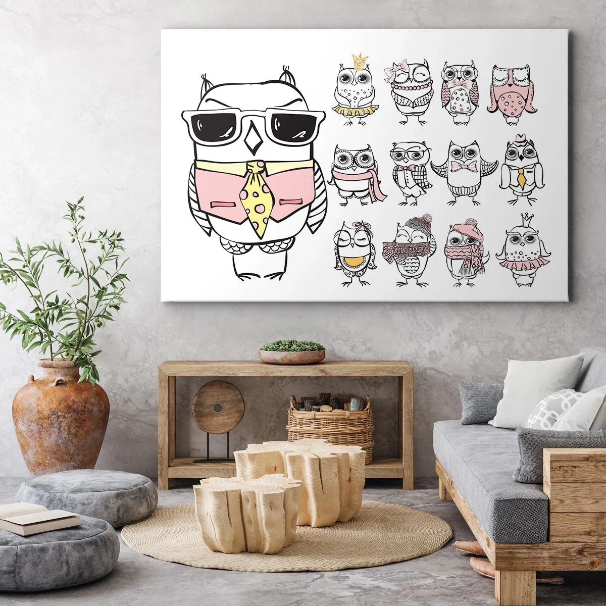 Canvastavla - Bild på duk - Så många roller att spela - 120x80 cm