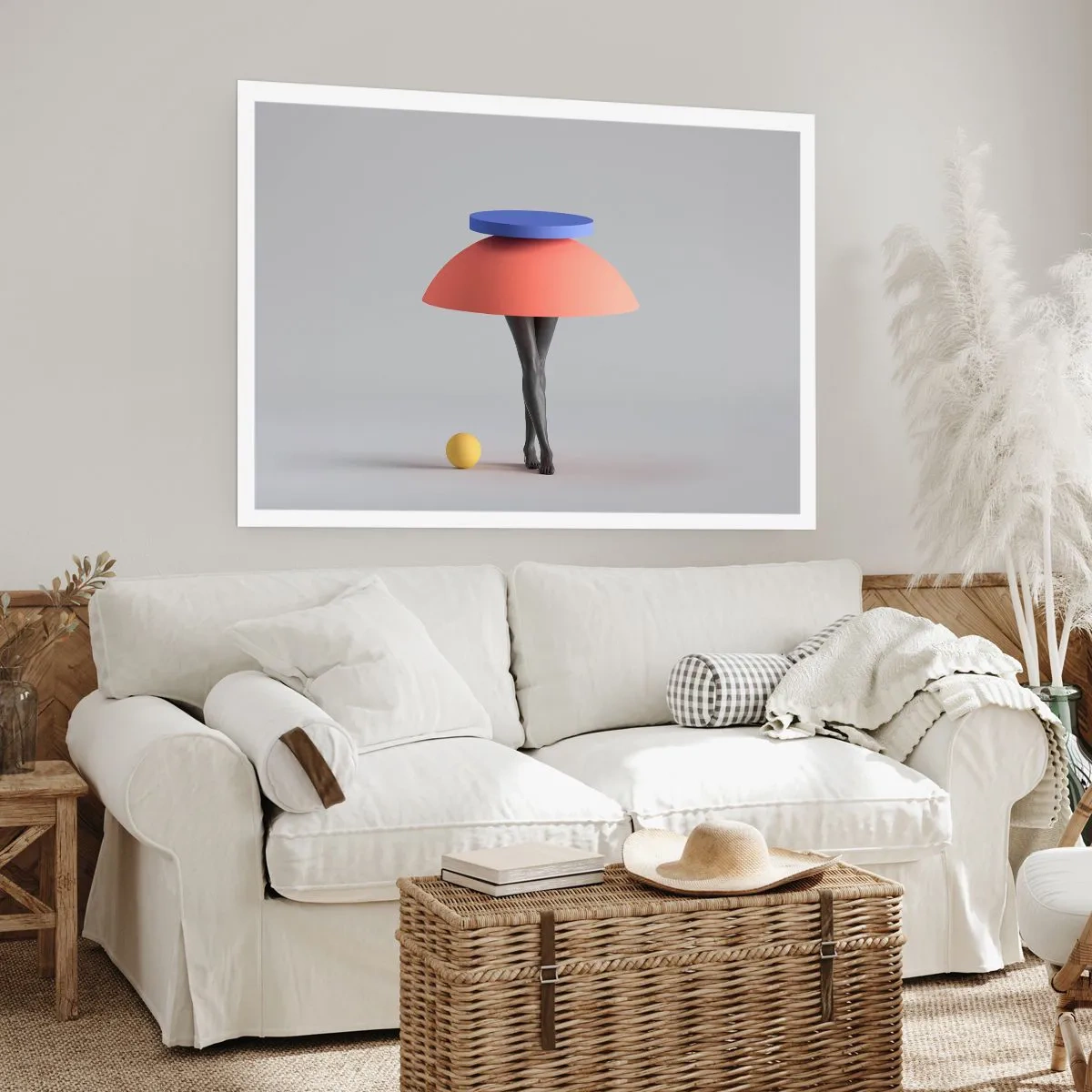 Affisch - Surrealistisk komposition - 70x50 cm