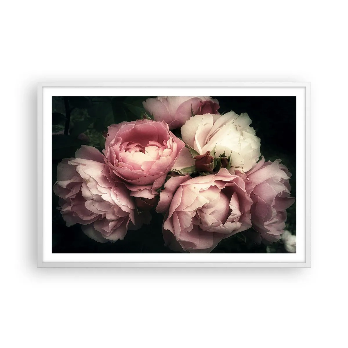 Affisch i vit ram - Belle epoque charm - 91x61 cm