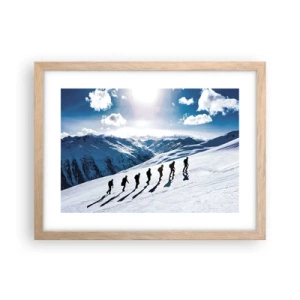 Affisch i ram av ljusek - Erövrarnas lag - 40x30 cm