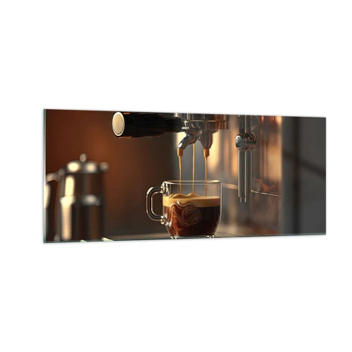 Glastavla - Bild på glas - En sensuell blandning - 100x40 cm