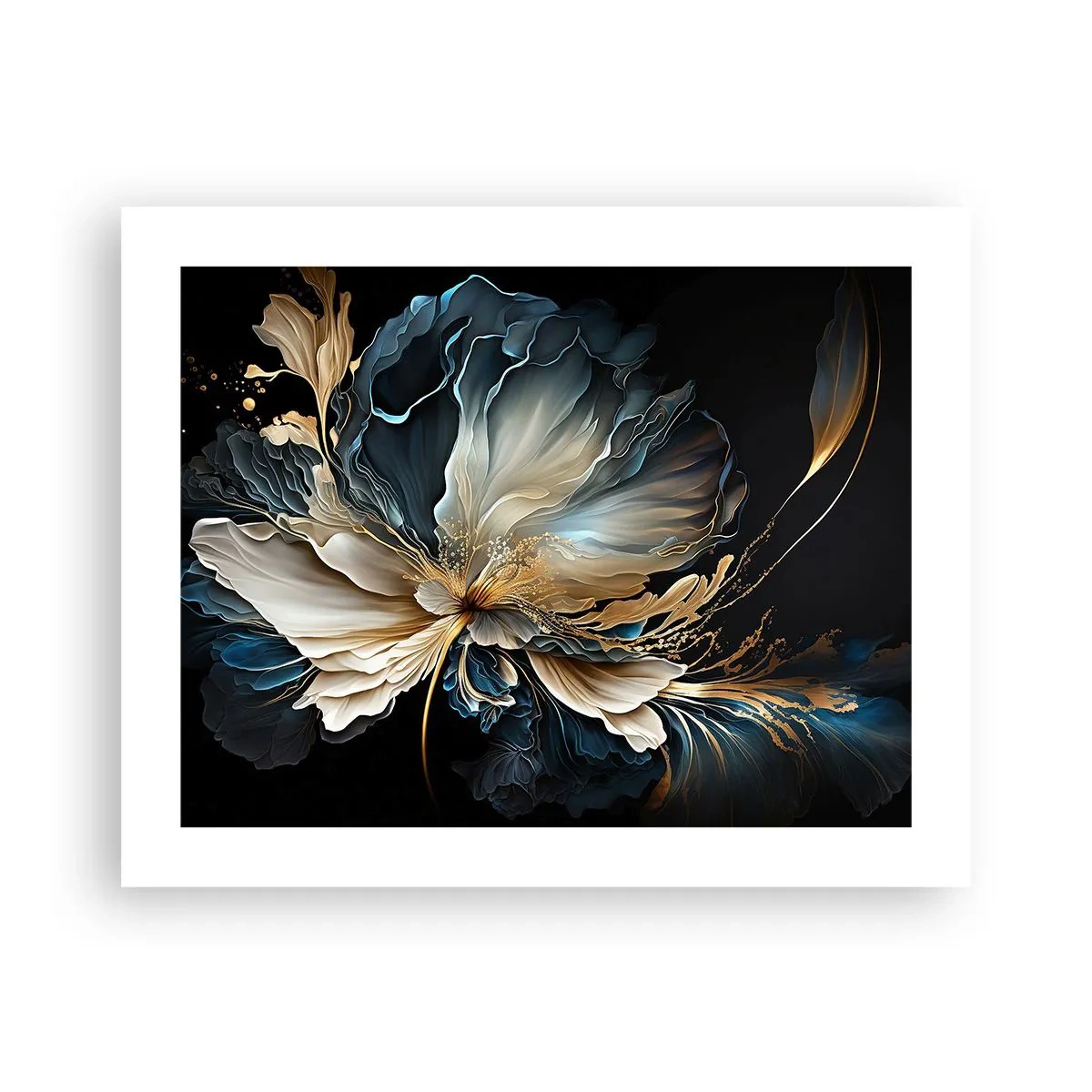 Affisch - Sagolik ormbunksblomma - 50x40 cm